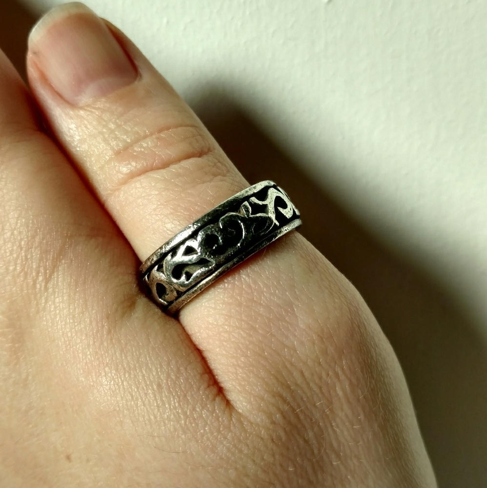 Celtic Symbol Sterling Silver Ring